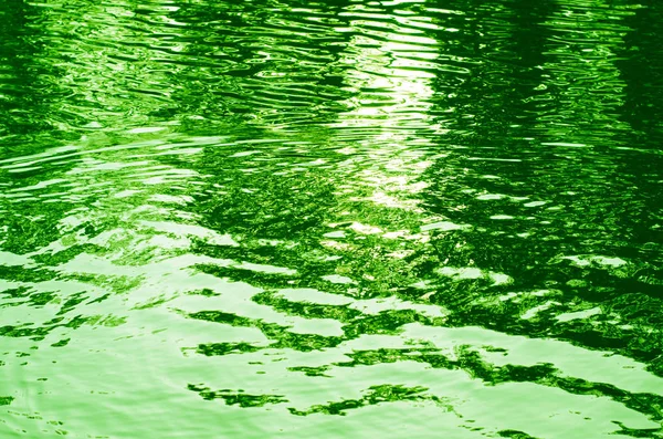 Абстрактний Фон Подрібненою Водою Тонованим Зеленим — стокове фото
