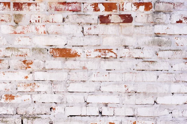 旧复古红砖墙与水泥接缝纹理背景 — 图库照片