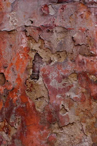 Alte Alte Rote Ziegelwand Mit Zementnähten Textur Hintergrund — Stockfoto