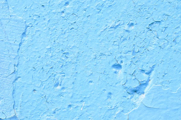 古い壁の背景 赤ちゃん青パステル カラー テクスチャを塗りセメント — ストック写真