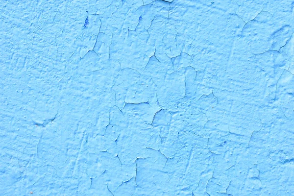 Cimento Pintado Fundo Parede Velha Bebê Azul Cor Pastel Textura — Fotografia de Stock