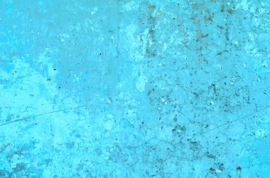 Çatlak ve delikler ile çimento gri duvar dokusu 