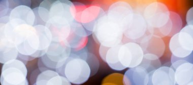 Festival ışık bokeh ile soyut renkli ufuk arka plan