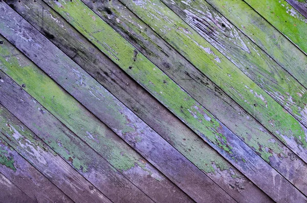 風化灰色みすぼらしいシックな塗られた木の板の質感 フロント ビューをクラック — ストック写真
