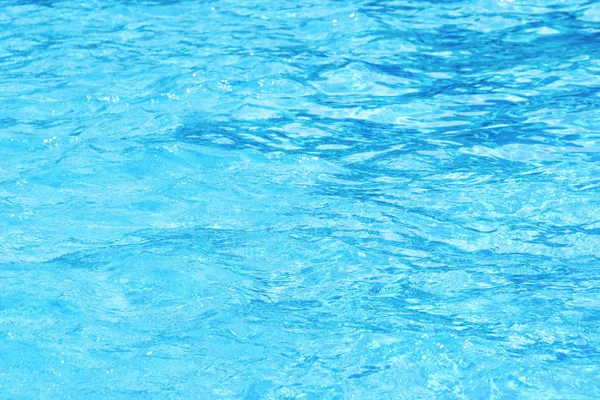 Contexte Eau Bleu Propre Ondulée Dans Une Piscine Hôtel — Photo