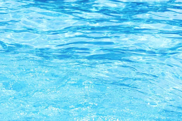 Contexte Eau Bleu Propre Ondulée Dans Une Piscine Hôtel — Photo