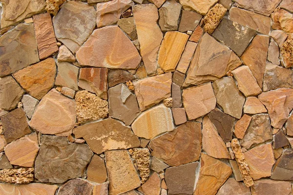 Parede Pedra Decorativa Moderna Pedra Lascada Para Fundo — Fotografia de Stock