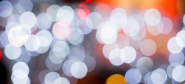 Festival ışık bokeh ile soyut renkli ufuk arka plan