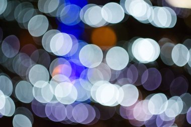 Festival ışık bokeh ile soyut renkli ufuk arka plan