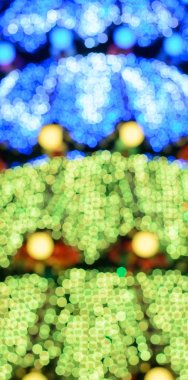 Ukrayna Ulusal renkleri Festival ışık bokeh ile soyut renkli ufuk arka plan