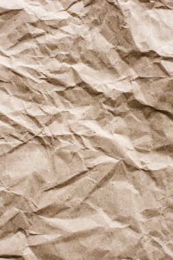 Dokulu kahverengi craft kağıt yakın çekim arka plan kopya alanı