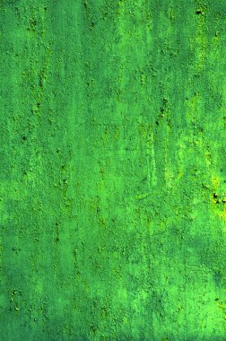 Doku Vintage demir duvar arka plan birçok kat boya ile boyanmış