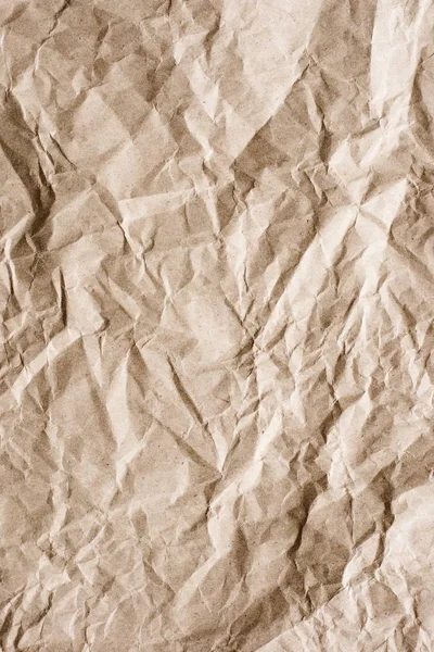 Textured Brown Craft Paper Close Background Copy Space — Stock Photo, Image