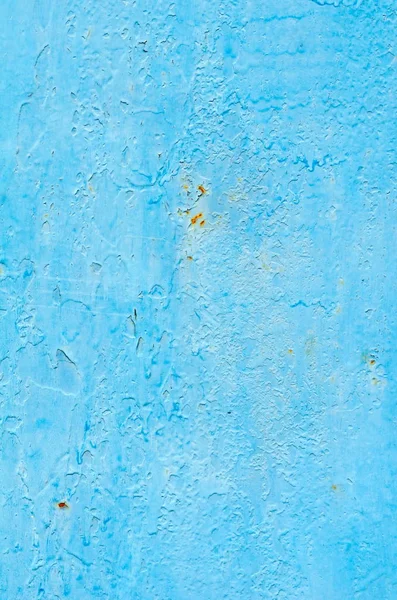 Textura Fondo Pared Hierro Pintado Azul Vintage Turquesa Con Muchas —  Fotos de Stock