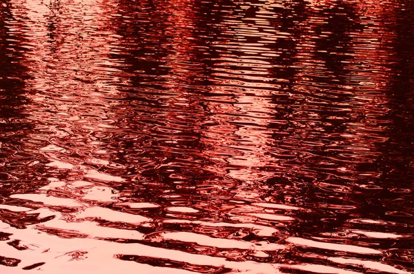 Αφηρημένα Φόντο Κυματισμένη Καθορισμός Νερό Ήπια Κόκκινο — Φωτογραφία Αρχείου