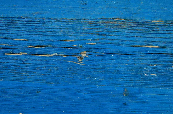 Cracked Cuaca Biru Dan Hijau Lusuh Dicat Tekstur Papan Kayu — Stok Foto