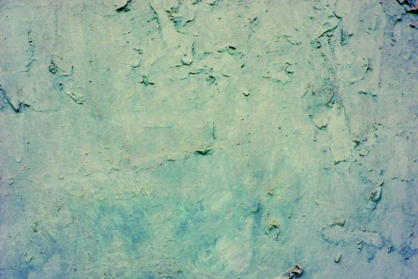 Hintergrund eines blauen Stucks beschichtet und bemalt außen, grob — Stockfoto