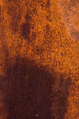 Vintage paslı demir duvar arka plan doku boya ve pas birçok katmanları ile