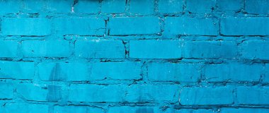 Eski mavi tuğla duvar yüzeyi çimento dikişleri ile doku