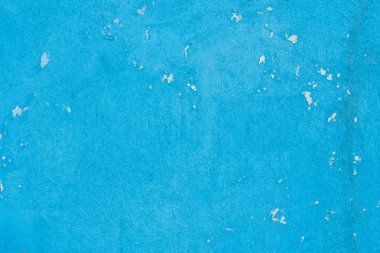 Duvar arka plan, bebek mavisi pastel renk boyalı çimento