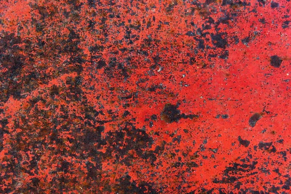 빈티지 녹슨 그린 철 벽 배경의 감촉 — 스톡 사진