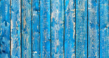 Vintage mavi ve turkuaz boyalı ahşap arka plan dokusu