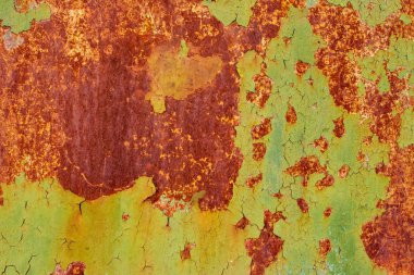 Vintage boyalı demir duvar arka plan dokusu