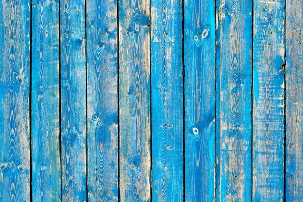 复古蓝色和绿松石漆木背景的纹理 — 图库照片