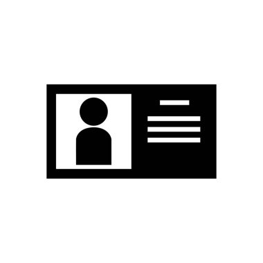 iş kartı, vektör illüstrasyonu