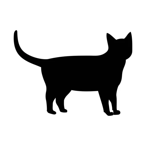 猫のアイコンベクトルイラスト — ストックベクタ