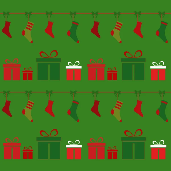 Fondo Navidad Regalos Ilustración Vectorial — Archivo Imágenes Vectoriales