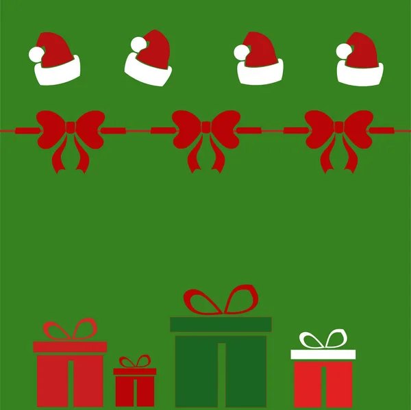 Cadeaux Noël Illustration Vectorielle — Image vectorielle
