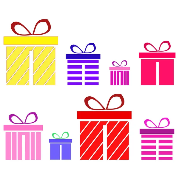 Gift Icon Celebration Vector Illustration — Stock Vector