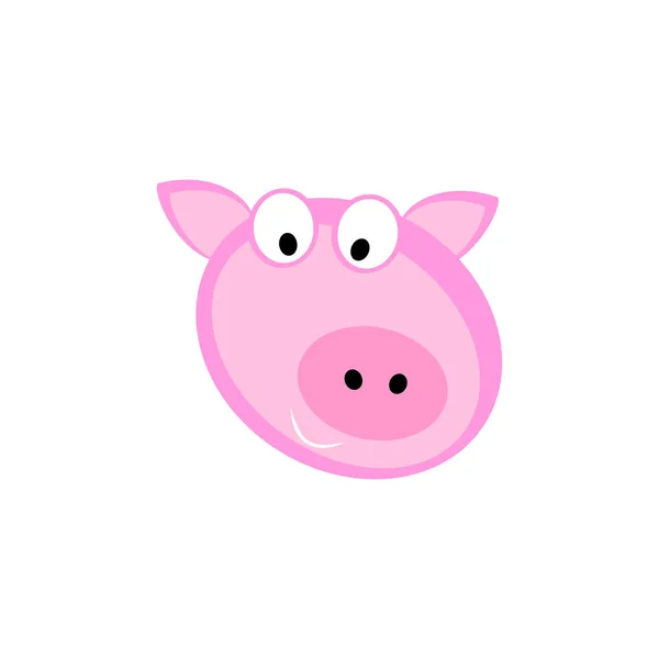 Schwein Neujahrssymbol Vektorillustration — Stockvektor