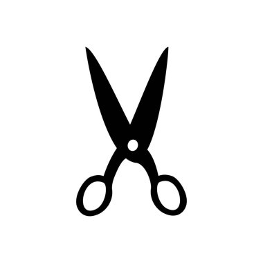 makas simgesi vektör illüstrasyonu