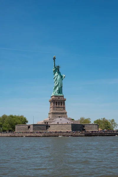 Статуя Свободы Остров Свободы Нью Йорк Сша — стоковое фото