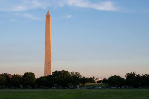 华盛顿纪念碑，国家广场，华盛顿特区 — 图库照片