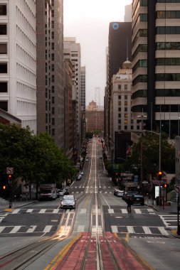 Cadde San Francisco, Kaliforniya teleferik raylı