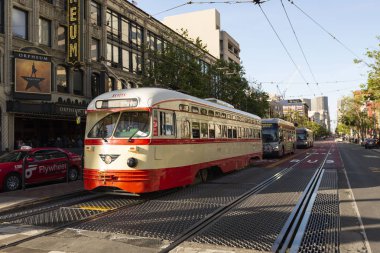 3 Mayıs 2019 - San Francisco, Amerika Birleşik Devletleri: San Francisco Historic Street Car
