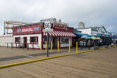 27 Nisan 2019 - Santa Monica, Amerika Birleşik Devletleri: Santa Monica Pier, Kaliforniya, Amerika Birleşik Devletleri
