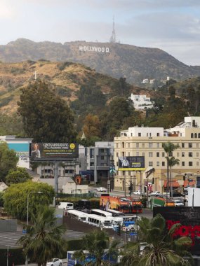 28 Nisan 2019 - Los Angeles, Ca, Abd: Hollywood tabelasının manzarası, Los Angeles'ın ünlü simgesi