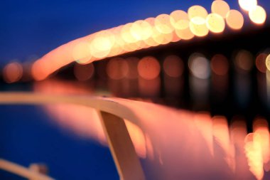 renkli ışıklar bulanık görüntü ve bulanık bokeh arka plan 