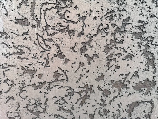 Raue Weiße Putzwände Raue Textur Hintergrund Mit Kavernen — Stockfoto