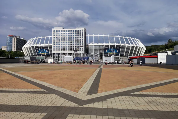 Olympisch Stadion April 2018 Kiev Oekraïne Olympisch Nsc Voorbereiding Finale — Stockfoto