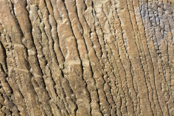 Textura Fundo Parede Pedra Relevo Cor Amarela Close — Fotografia de Stock