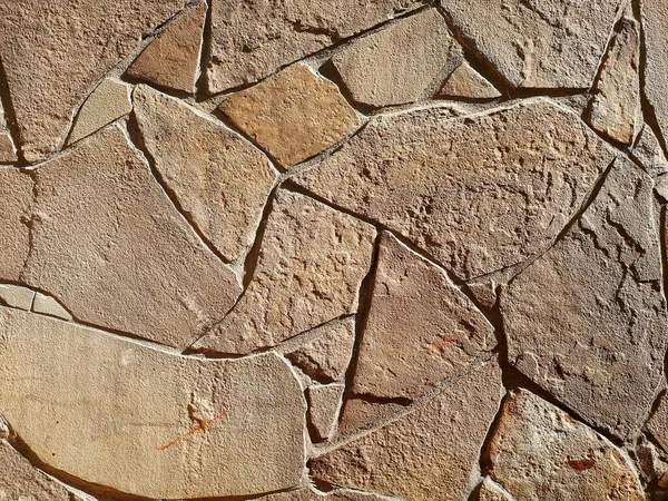Stará Šedá Kamenná Zeď Pozadí Textura — Stock fotografie