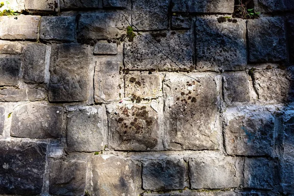 Υπόβαθρο Τοίχο Από Πέτρες Επιφάνεια Των Λίθων Είναι Καφέ Σύνθεση — Φωτογραφία Αρχείου