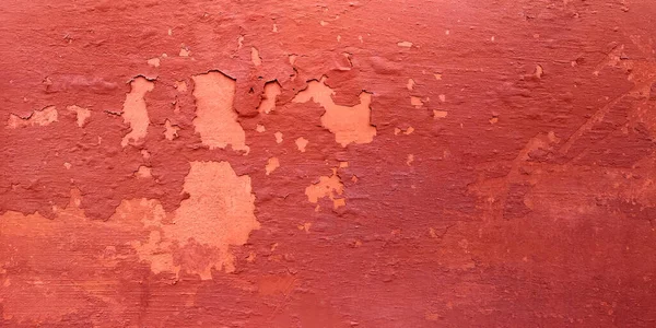 Старая Окрашенная Поверхность Ржавчиной Потрескавшейся Краской Фоновая Текстура Крупным Планом — стоковое фото