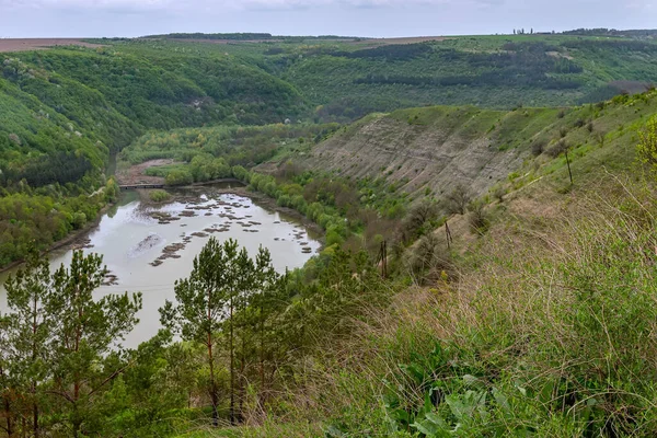 Kitaygorod Uitbarsting Geologisch Landschap Meest Complete Sectie Van Silurian Devonian Rechtenvrije Stockfoto's