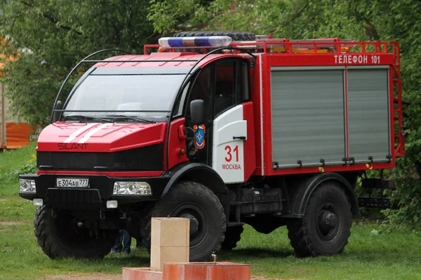 Complejo Fuego Móvil Ruso Gyurza Ejercicios Comando Parque Moscú — Foto de Stock